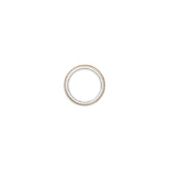 Orb 5.5mm Ring | Pave Detail Mixed Metal