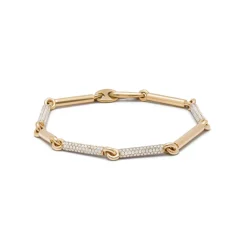 Orion Bracelet | Pave Detail | Yellow Gold