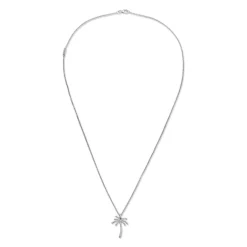 Paradisa Necklace | Pave Detail I White Gold