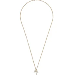 Paradisa Necklace | Pave Detail I Yellow Gold
