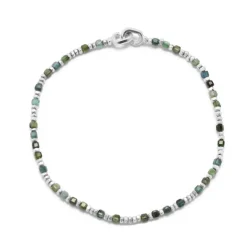 Percep Bracelet | Emerald | Sterling Silver