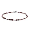 Percep Bracelet | Garnet | Sterling Silver