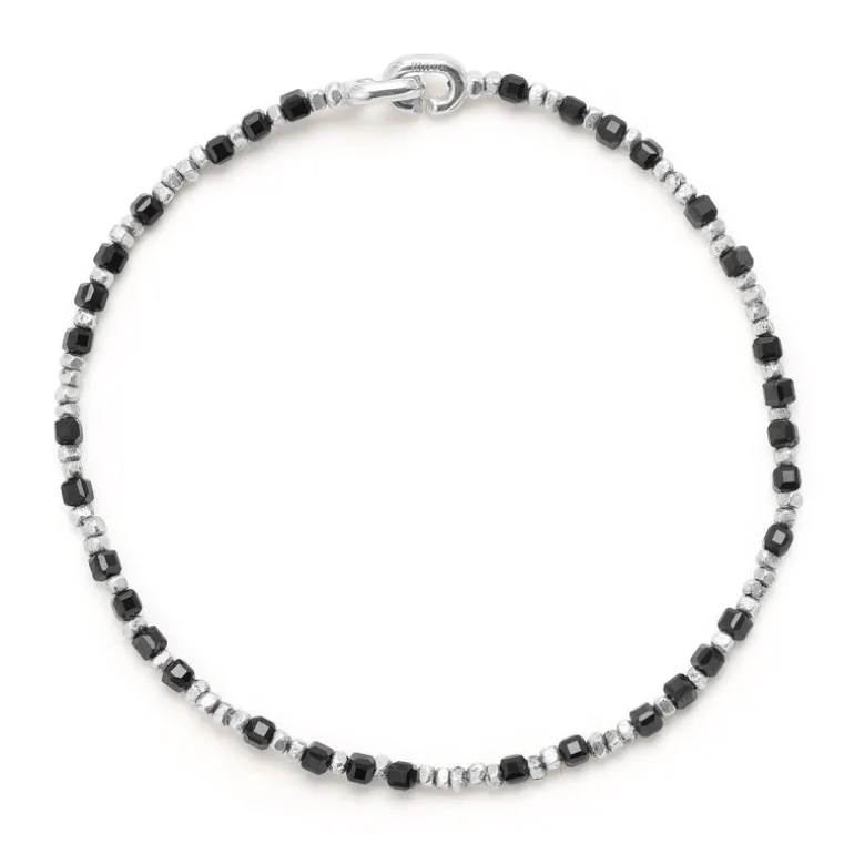 Percep Bracelet | Onyx | Sterling Silver