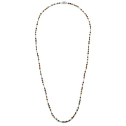 Percep Three Wrap Bracelet | Tiger Eye | Sterling Silver