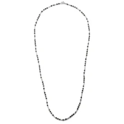 Percep Three Wrap Bracelet | Onyx | Sterling Silver