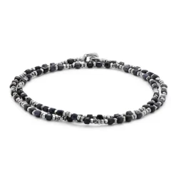 Percep Two Wrap Bracelet | Blue Sapphire | Sterling Silver