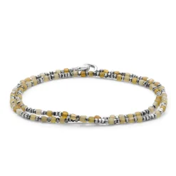 Percep Two Wrap Bracelet | Opal | Sterling Silver