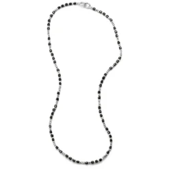 Percep Two Wrap Bracelet | Onyx | Sterling Silver