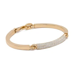 Perihelion Bracelet | 1/3 Pave | Yellow Gold