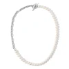 Perla Marinia Necklace | White Pearls | Sterling Silver
