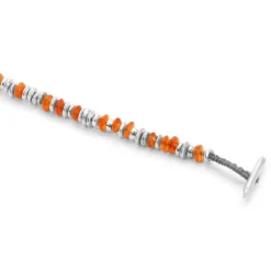 Pilla Bracelet | Carnelian | Sterling Silver