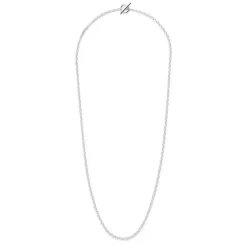 Plaun Link Necklace | 3mm | Sterling Silver
