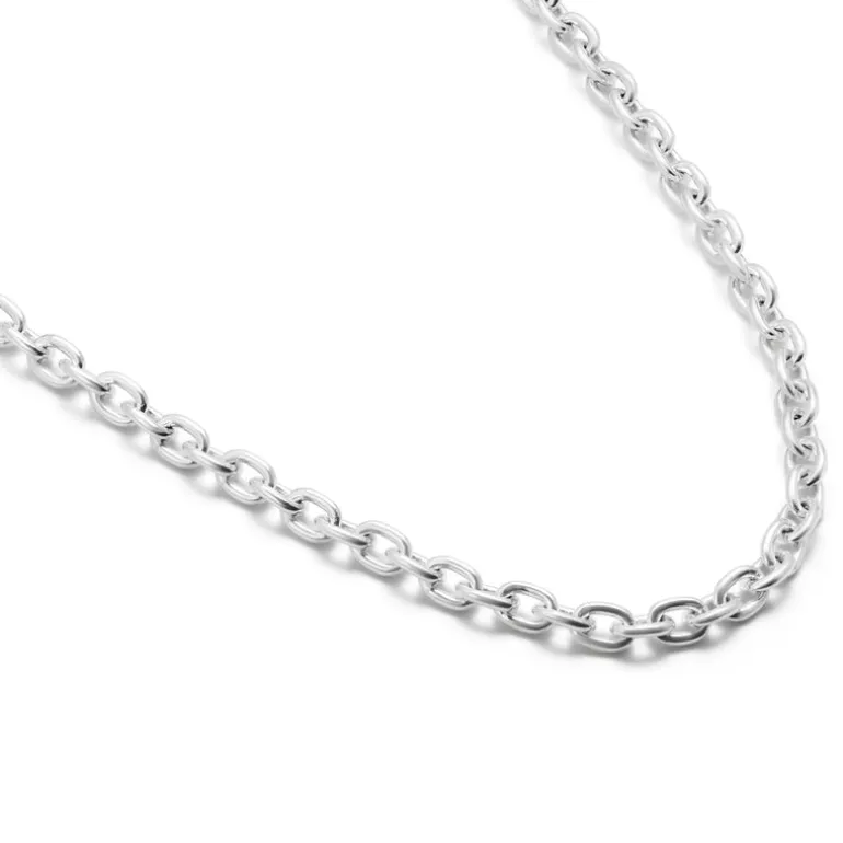 Plaun Link Necklace | 3.5mm | Sterling Silver