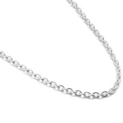 Plaun Link Necklace | 3mm | Sterling Silver