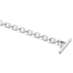 Plaun Link Necklace | 4.5mm | Sterling Silver