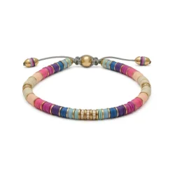 Rizon Bracelet I Pink Pattern I Pave I Yellow Gold