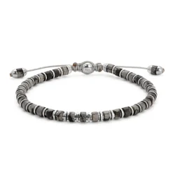 Sapet Bracelet | Grey Map Jasper | Sterling Silver