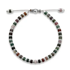 Sapet Bracelet | Indian Agate | Sterling Silver