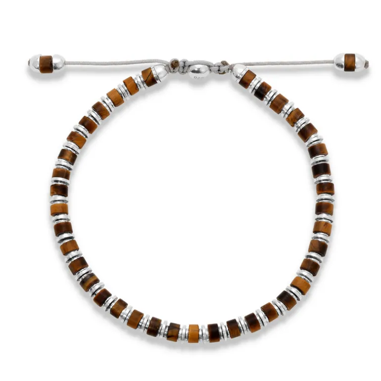 Sapet Bracelet | Tiger Eye | Sterling Silver