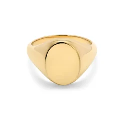Sig Ring | Oval | Yellow Gold