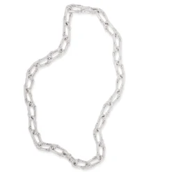 Solstice Link Necklace | Sterling Silver