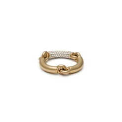 Solstice Ring | 1/3 Pave | Yellow Gold