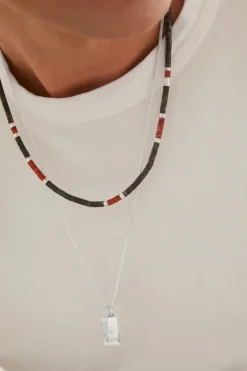 Sonoran Bead Necklace | Blue Tiger Eye | Sterling Silver