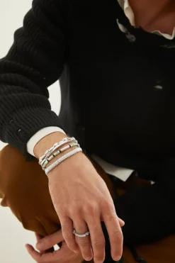 Sonoran Bracelet | Chrysoprase Mix | Sterling Silver