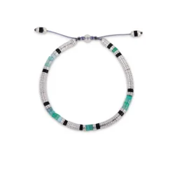 Sonoran Bracelet | Chrysoprase Mix | Sterling Silver