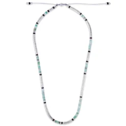 Sonoran Necklace | Chrysoprase Mix | Sterling Silver