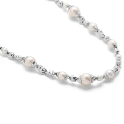 The Corollary Necklace | White Pearls | Sterling Silver