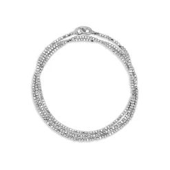 Triple Noix Necklace / Bracelet | White Gold