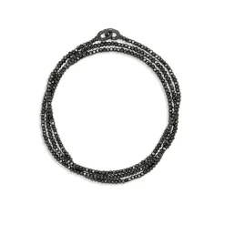 Triple Noix Necklace / Bracelet | Black Gold