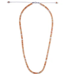 Tucson Necklace | Red Aventurine I Sterling Silver