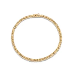 Zag Bracelet | Pave | Yellow Gold